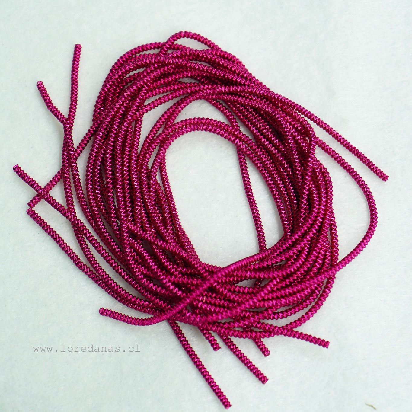 Alambre Frances blando 2mm Fucsia
