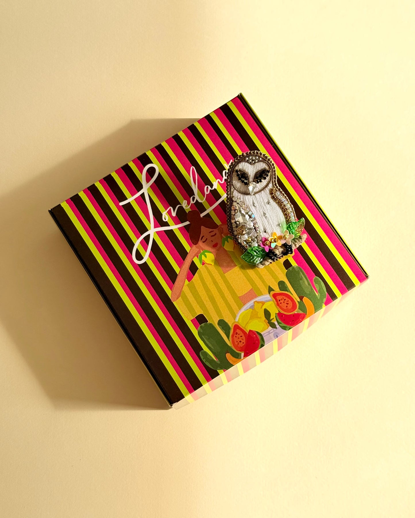 PRENDEDOR LECHUZA- Taller grabado+kit de materiales (L007)