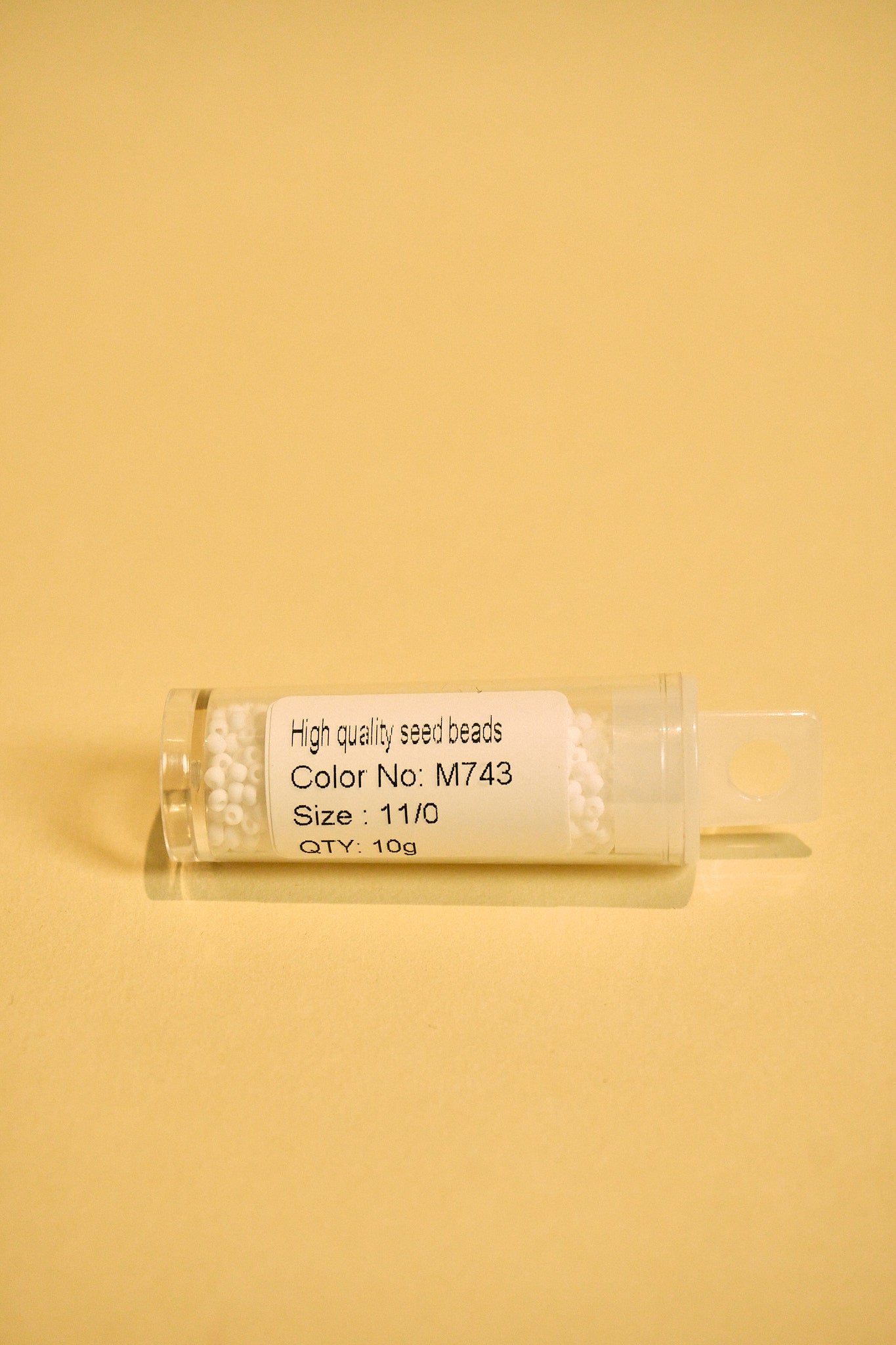 Mostacilla Rocalla FGB 11/0- semicalibrada 10grs| BLANCO MATE