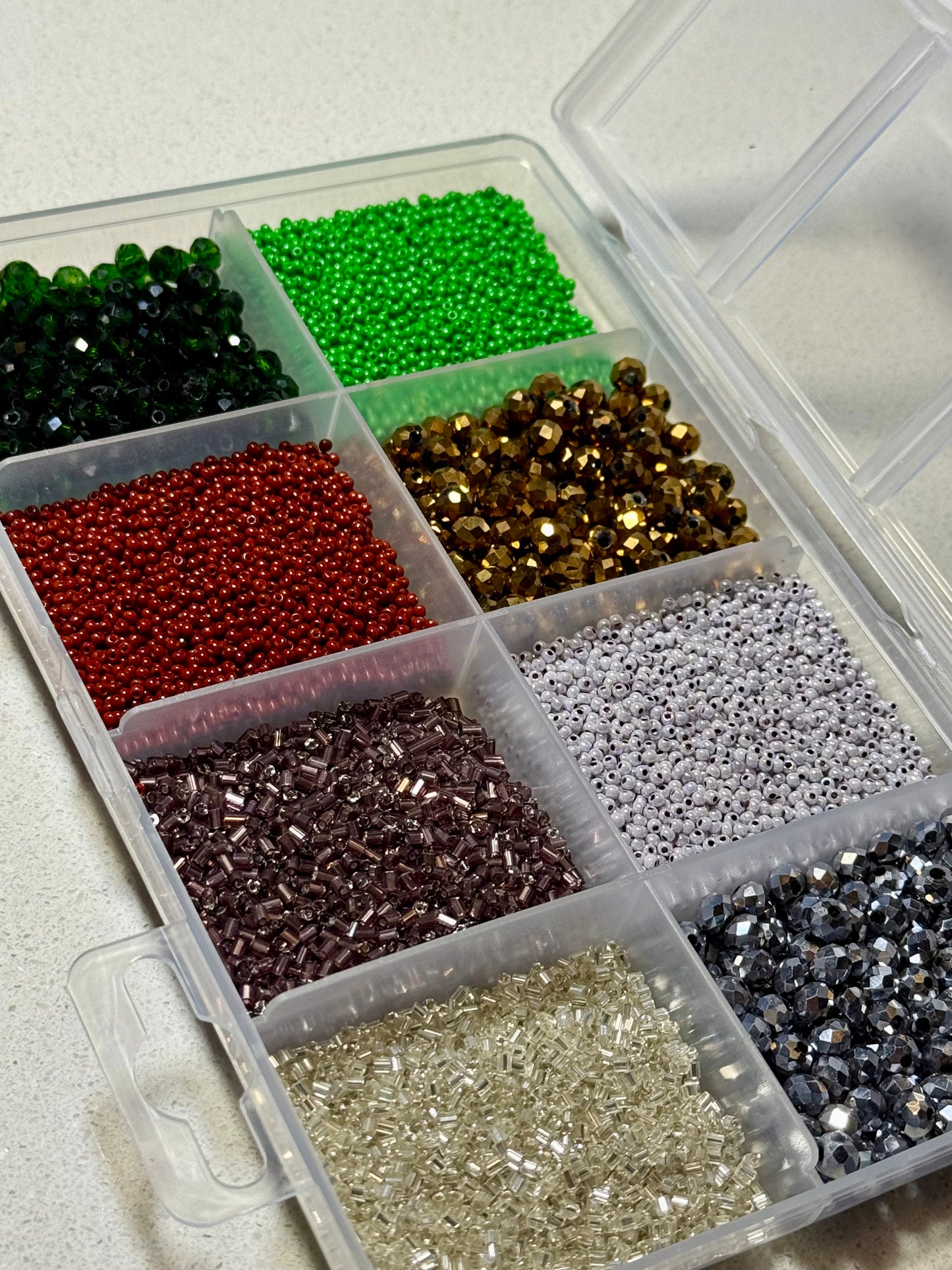 Set de Pedreria Mixto Bosque/ 8 colores