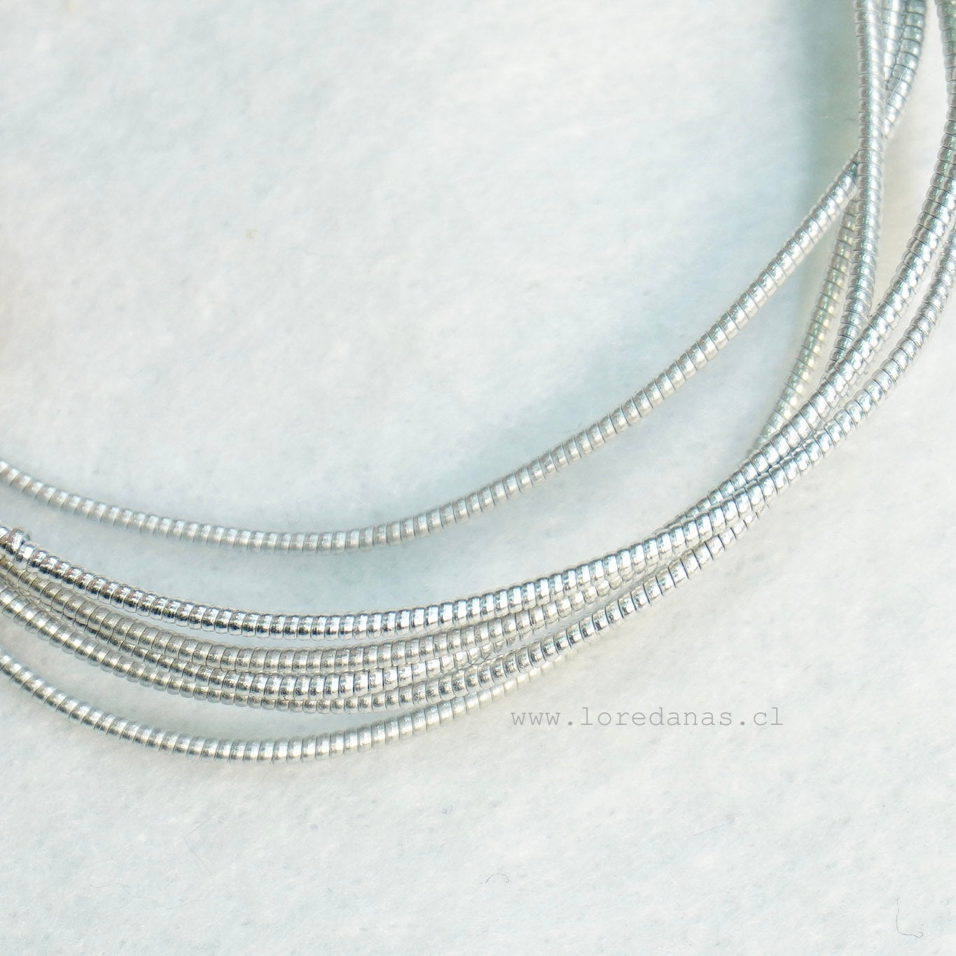 Alambre Frances rigido 1mm  PLATEADO