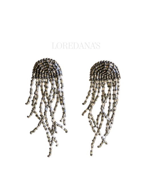 AROS MEDUSA/ PLATEADO