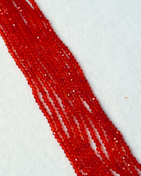 Cristal Checo 2MM - Rojo Solido