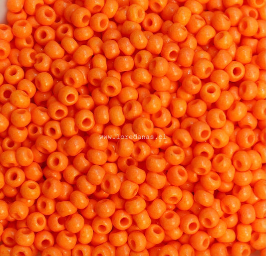 Mostacilla Rocalla FGB 11/0- semicalibrada 10grs | Naranja Pececito