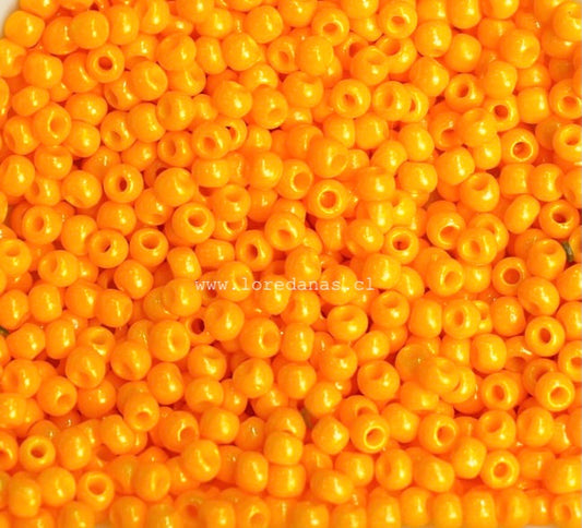 Mostacilla Rocalla FGB 11/0- semicalibrada 10grs | Naranja Atardecer