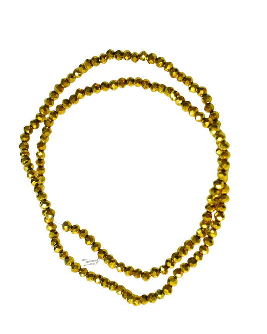 Cristal Checo 2MM - Dorado