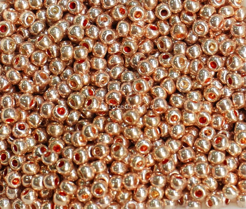 Mostacilla Rocalla FGB 11/0- semicalibrada 10grs | Rose Gold