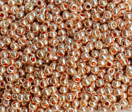 Mostacilla Rocalla FGB 11/0- semicalibrada 10grs | Rose Gold