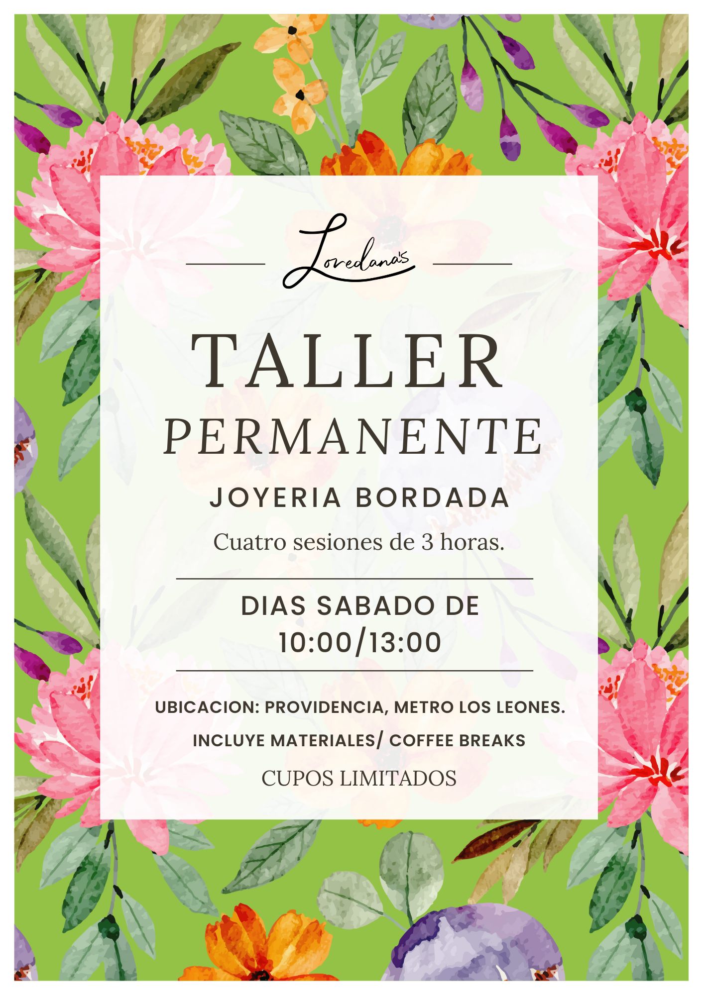 TALLER PERMANENTE SÁBADO