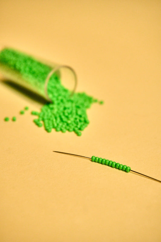 Mostacilla Rocalla FGB 11/0- semicalibrada 10grs| VERDE