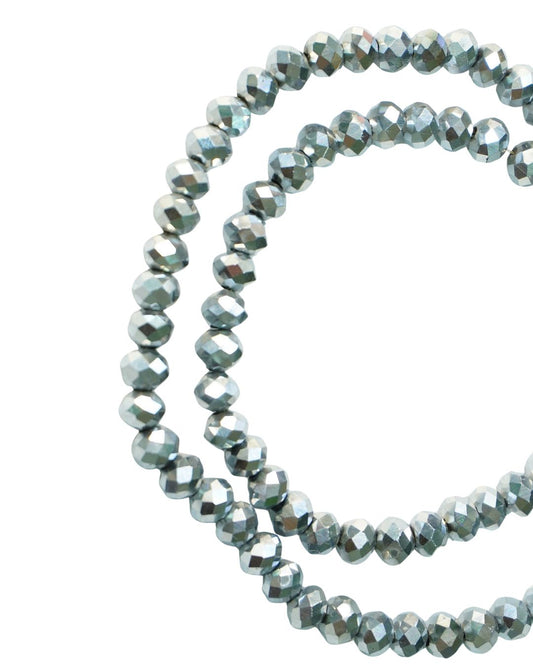 Cristal Checo 6MM - Plateado