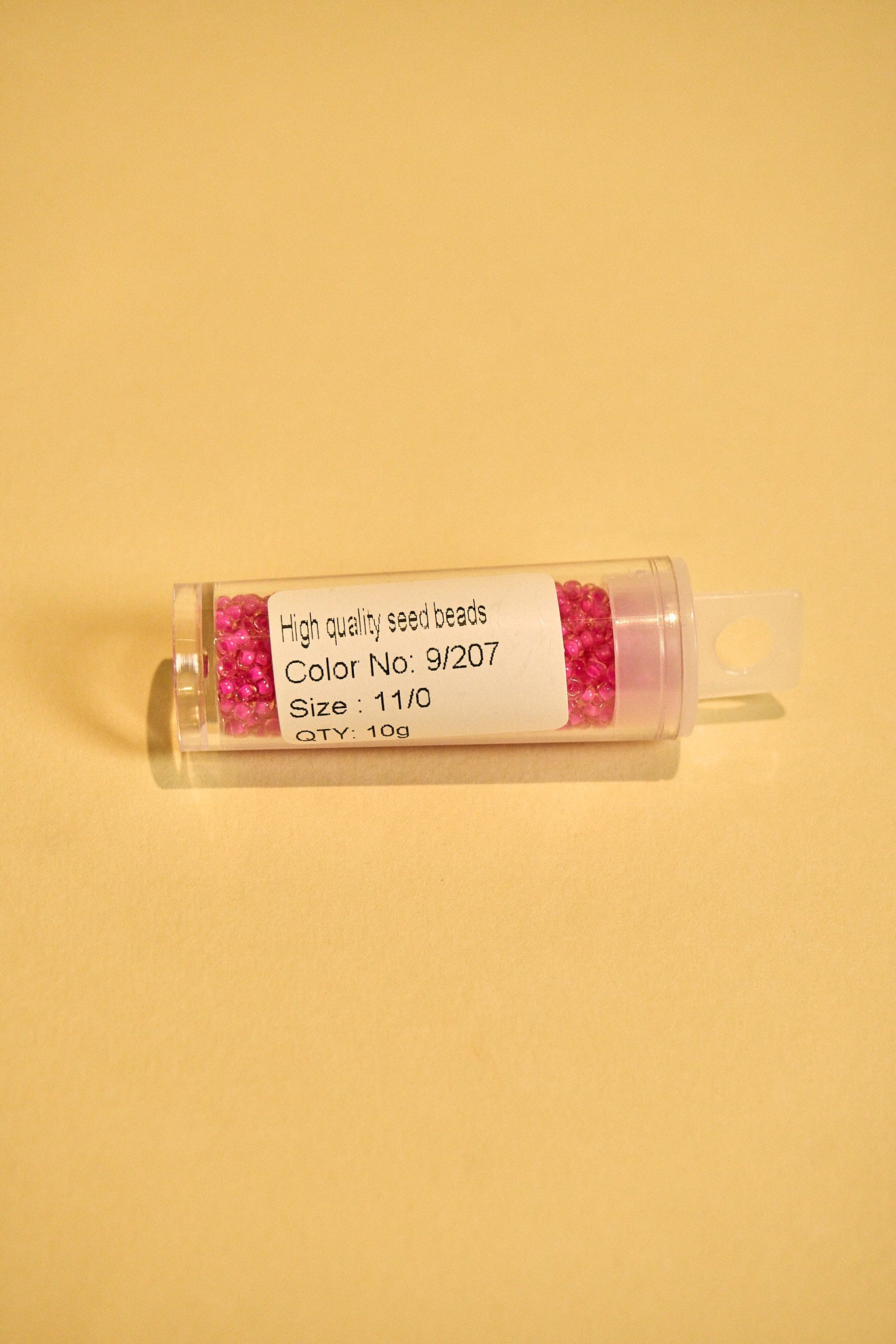 Mostacilla Rocalla FGB 11/0- semicalibrada 10grs | FUCSIA TRANSPARENTE