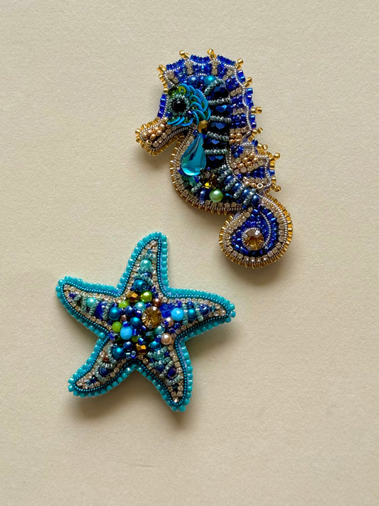 Prendedor Set Marino (bajo pedido)