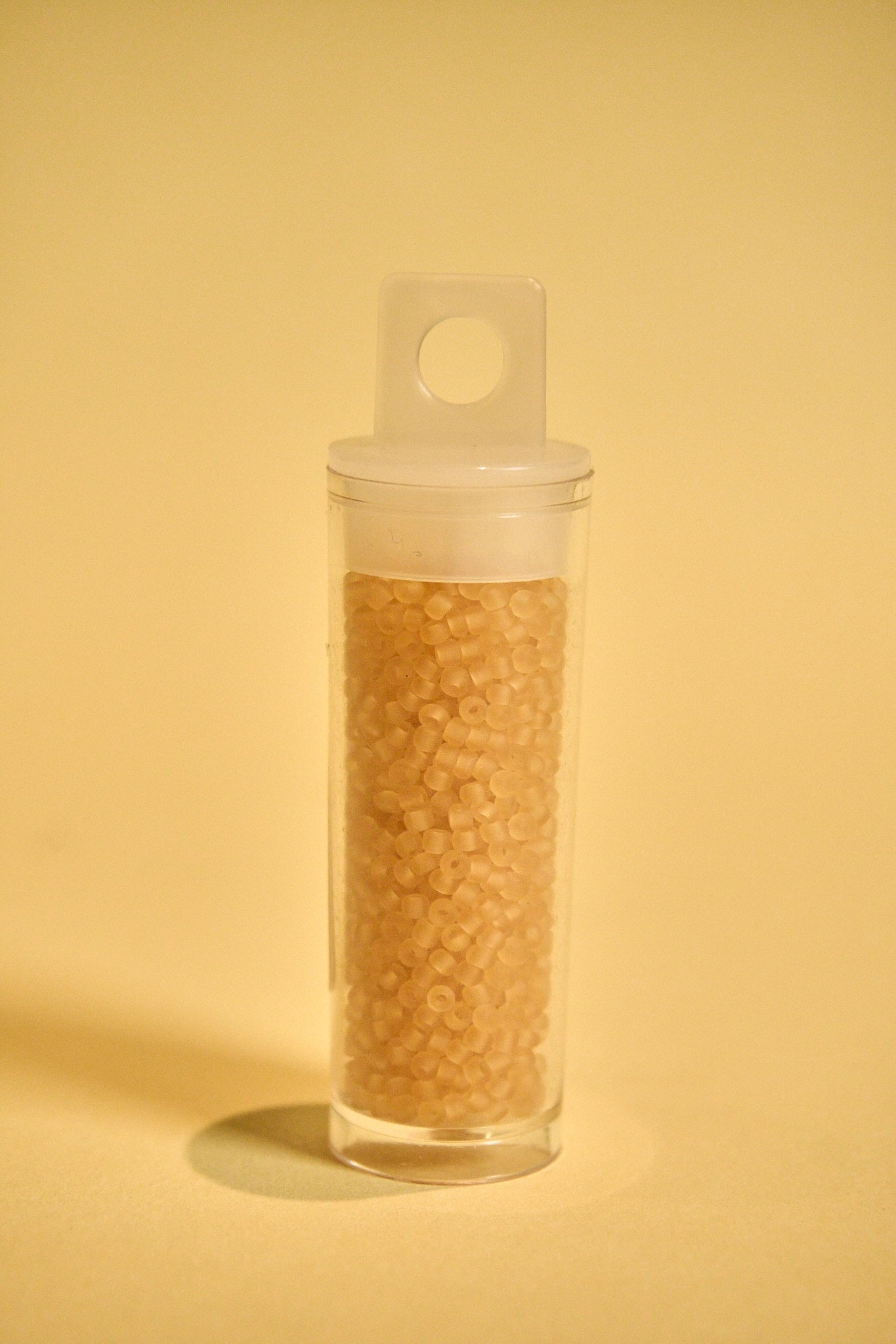 Mostacilla Rocalla FGB 11/0- semicalibrada 10grs| DURAZNO TRANSPARENTE