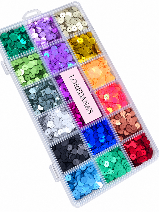 Set de Lentuejas 6mm / 18 colores