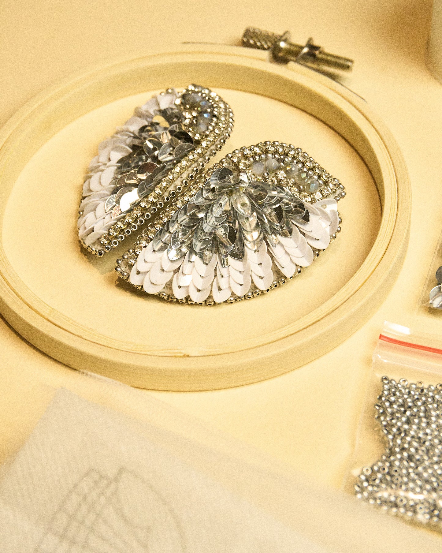 AROS ALAS CHERUB- Taller grabado + Kit de materiales (L004)