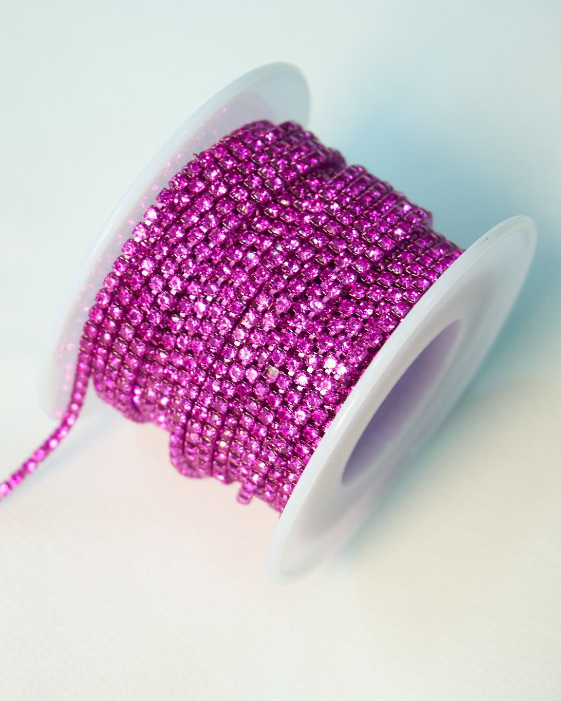 Strass 2mm Fucsia/  1 metro